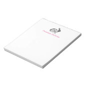 Persoonlijk Bunny Rabbit Note Pad Notitieblok (Linkerzijde)
