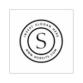 Persoonlijk Business Monogram Rubberstempel (Afrduk)