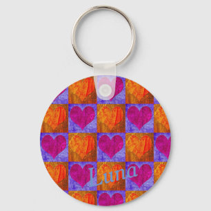Persoonlijk Button-toetsenbord - Kunst voor Pop Sleutelhanger