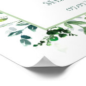 Persoonlijk cadeau! Aangepast huwelijksherinnering Poster (Hoek)