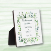 Persoonlijk cadeau! Aangepaste trouwtafel-ezel Fotoplaat