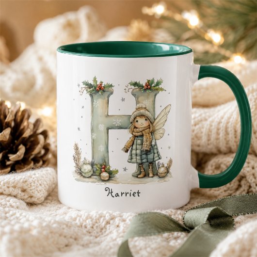 Persoonlijk cadeau met fee kerst  mok