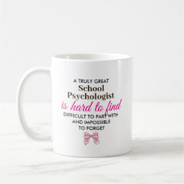 Persoonlijk cadeau om een schoolpsycholoog te waar koffiemok