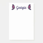 Persoonlijk cadeau, vlindervleugels post-it® notes (Voorkant)