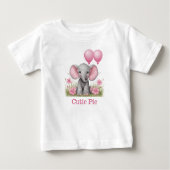 Persoonlijk cadeau voor baby olifant Roze baby sho (Voorkant)
