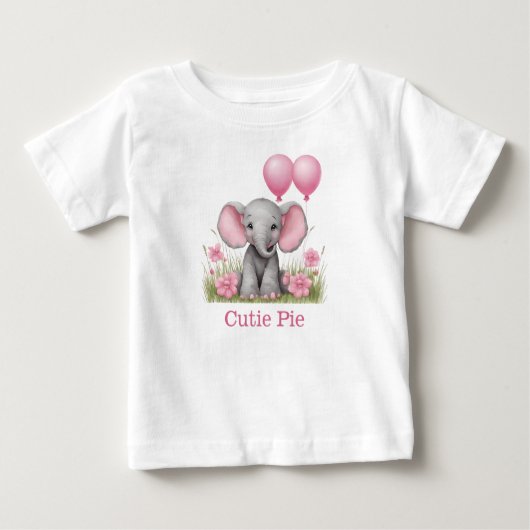 Persoonlijk cadeau voor baby olifant Roze baby sho (Voorkant)