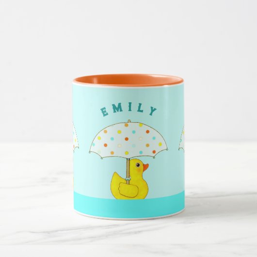 Persoonlijk cadeau voor baby shower mok (Midden)