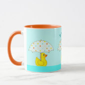 Persoonlijk cadeau voor baby shower mok (Links)