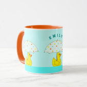 Persoonlijk cadeau voor baby shower mok (Voorkant links)