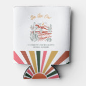 Persoonlijk Cadeau voor Bachelorette Weekend Feest Blikjeskoeler (Voorkant)