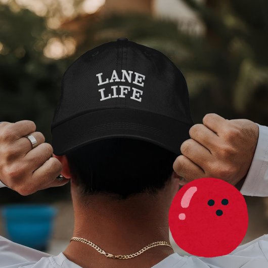 Persoonlijk cadeau voor bowlers: een baan voor het geborduurde pet