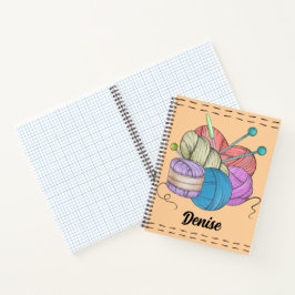 Persoonlijk cadeau voor breiers, breien, haakliefh notitieboek