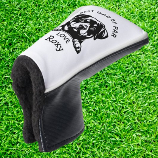 Persoonlijk Cadeau voor de Beste Rottweiler Vader Golfheadcover