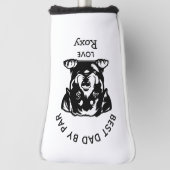 Persoonlijk Cadeau voor de Beste Rottweiler Vader Golfheadcover (Draai 90)
