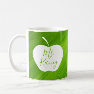 Persoonlijk cadeau voor de leraar, appel cadeaus v koffiemok
