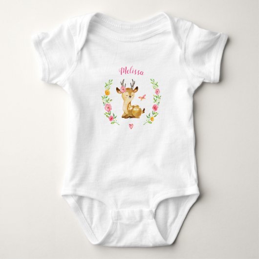 Persoonlijk cadeau voor een babyshower met een her romper (Voorkant)