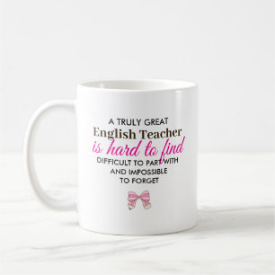 Persoonlijk cadeau voor een Engelse leraar als waa Koffiemok