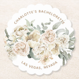 Persoonlijk cadeau voor een vrijgezellenfeest kartonnen onderzetters