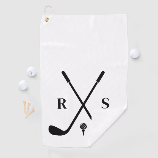 Persoonlijk cadeau voor golfliefhebber voor hem op golfhanddoek (Insitu)