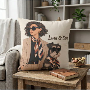 "Persoonlijk Cadeau voor Hond Moeder" "Aangepast H Kussen