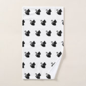 Persoonlijk cadeau voor kattenliefhebbers bad handdoek (Handdoek)