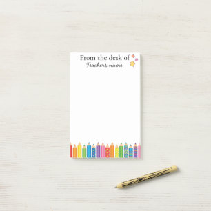 Persoonlijk cadeau voor Leraar Van het bureau van Post-it® Notes