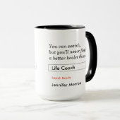 Persoonlijk Cadeau voor Levenscoach Mok (Voorkant rechts)