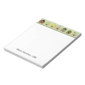 Persoonlijk cadeau voor makelaar notitieblok (Linkerzijde)