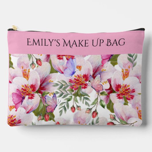 Persoonlijk Cadeau voor Meisje - make-up tas (Voorkant)