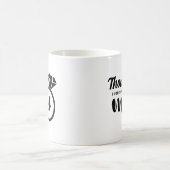 persoonlijk cadeau voor Mevrouw met elegante schri Koffiemok (Center)