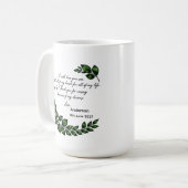 Persoonlijk cadeau voor moeder van de bruidegom, D Koffiemok (Voorkant links)