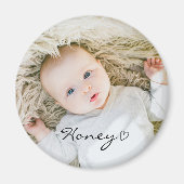 persoonlijk cadeau voor moederdag, aangepaste baby magneet (Voorkant)