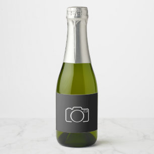 Persoonlijk cadeau voor ouders mama papa familie f sparkling wijnetiket