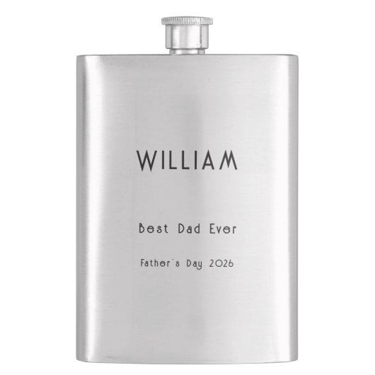 Persoonlijk cadeau voor papa | Gepersonaliseerde Flacon (Voorkant)