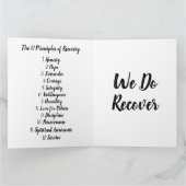 Persoonlijk cadeau voor ravenvordering herstel kaart (Binnen)