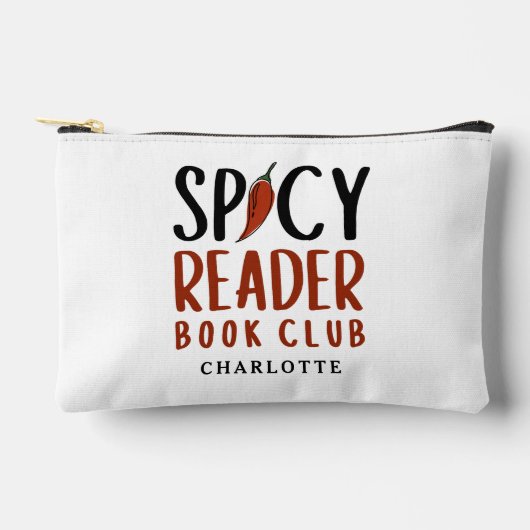 Persoonlijk Cadeau voor Spicy Reader Boekclub Etui (Voorkant)