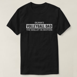 Persoonlijk cadeau voor vader van volleyballer voo t-shirt