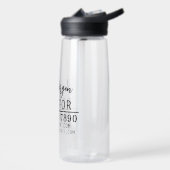 Persoonlijk cadeau voor vastgoedmakelaar waterfles (Links)