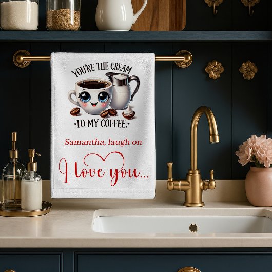 Persoonlijk Cadeau voor Vriend Grappige Voedsel Ha Theedoek