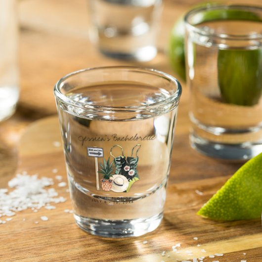 Persoonlijk cadeau voor vrijgezellenfeestje shot glas