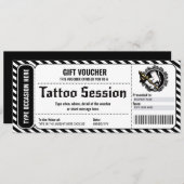 Persoonlijk cadeaubon tattoo geschenkkaart kaart (Voorkant / Achterkant)