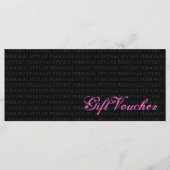 Persoonlijk cadeaubon voor pieklijsten (Voorkant)