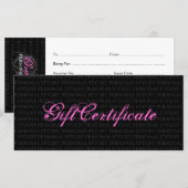 Persoonlijk cadeaubon voor pieklijsten (Voorkant / Achterkant)