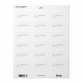 Persoonlijk cadeauetiketterlabel -- libellenthema etiket (Full Sheet)