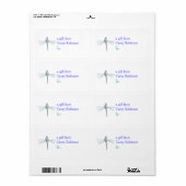 Persoonlijk cadeaukaartlabel -- libel etiket (Full Sheet)