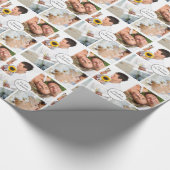 Persoonlijk cadeaupapier voor paren (Hoek)