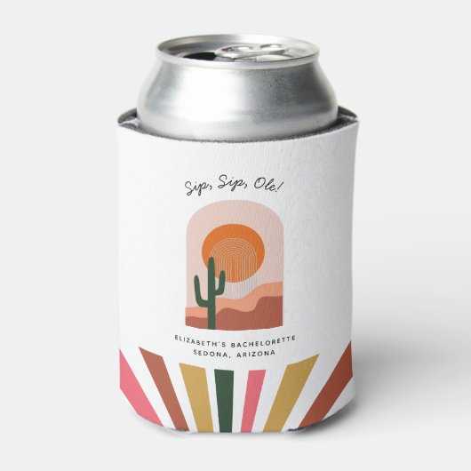 Persoonlijk Cadeautje voor Bachelorette Weekend Fe Blikjeskoeler (Blikje Voorkant)