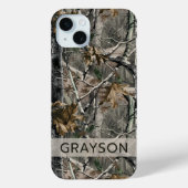 Persoonlijk camouflage met bos takken Case-Mate iPhone case (Achterkant)