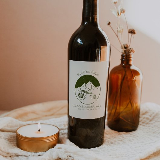 Persoonlijk Camp Bachelorette-feest Wijn Etiket