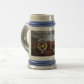 Persoonlijk Campbell Clan Badge & Hert Stein Bierpul (Voorkant links)